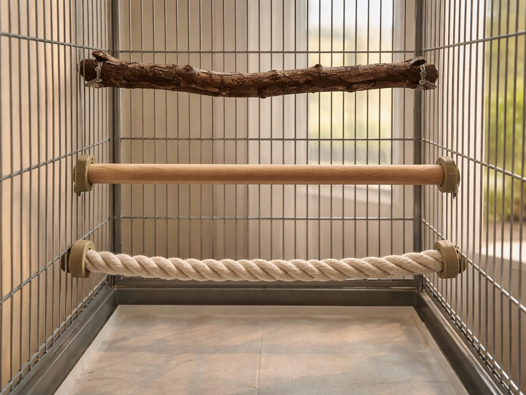 Best Bird Perches: How to Choose, Set Up, and Maintain