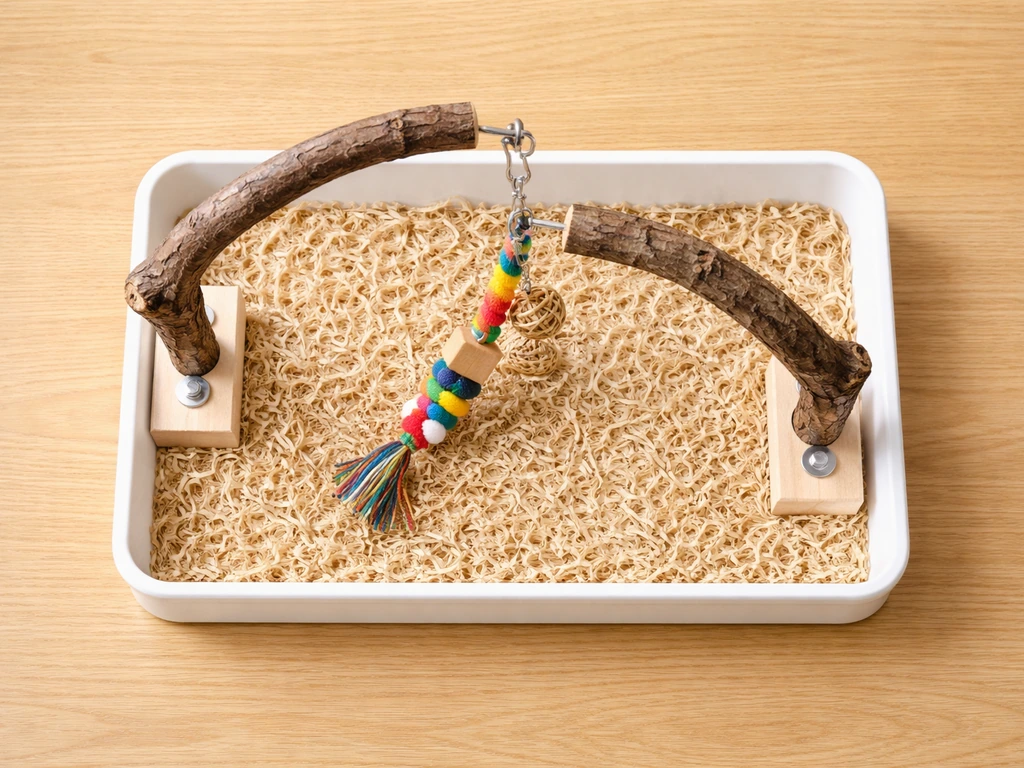 Table Top Bird Play Gym Setup Guide for Safe Enrichment