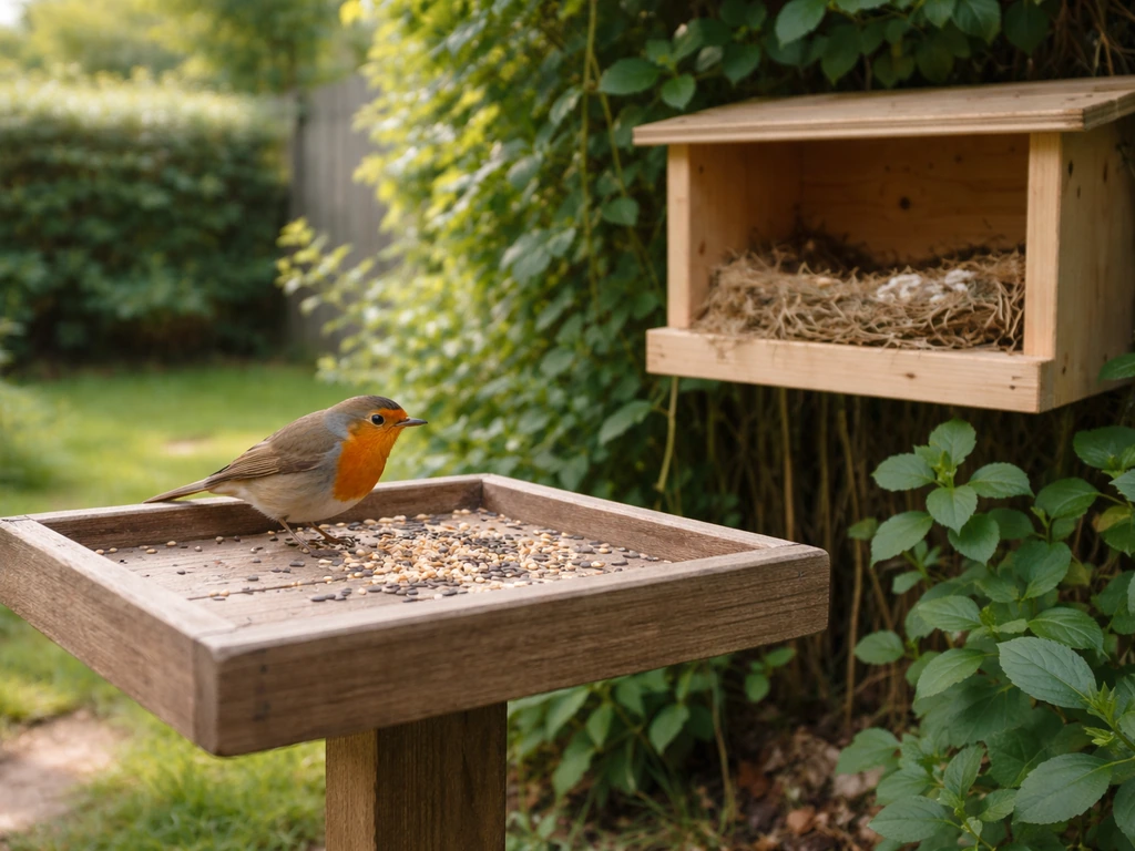 Best Bird Table for Robins: Feeding and Bird House Guide